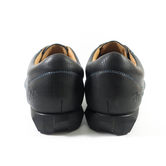 John Fluevog Elroy Future Leather Cap Toe Derby Shoes  display picture 1